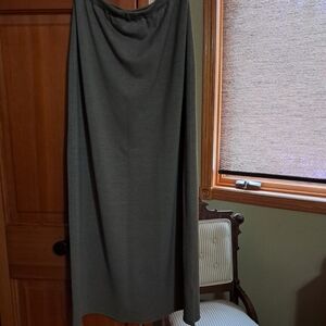 Eileen Fisher Olive Maxi Skirt